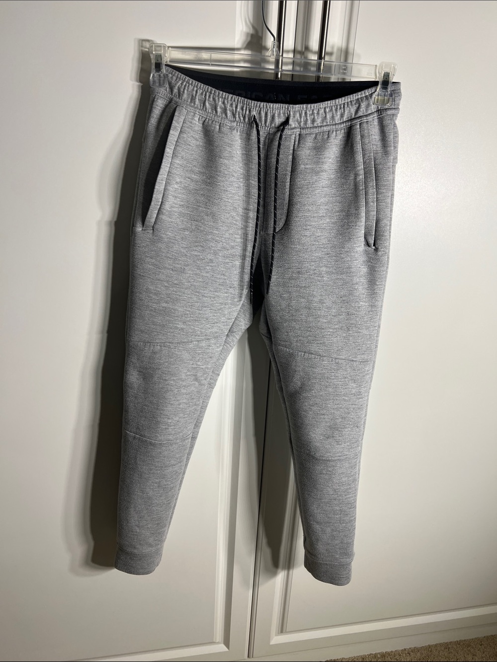 American Eagle Outfitters Light Gray Men's Jogger Sweatpants